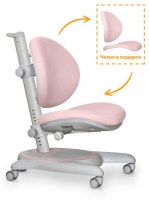 Детское кресло Mealux Ortoback  розовое 